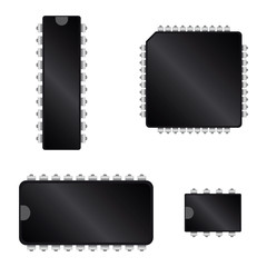 Set di circuiti integrati e microprocessori vettoriali