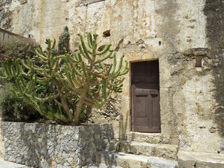 historic Preveli monastery is a location on the south coast of the Greek island of Crete, in the...