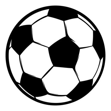 Football ball icon, icon cartoon