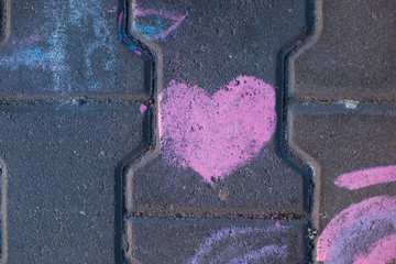 texture, heart, background