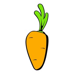 Carrot icon, icon cartoon