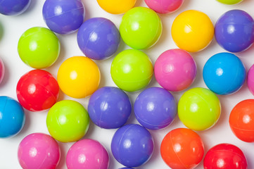 Plastic colored children's balls