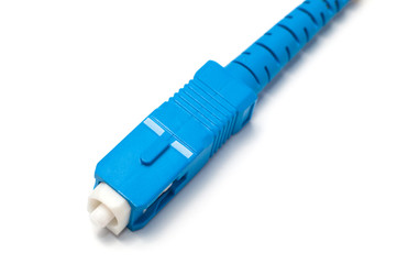 Plug connector for internet optical fiber