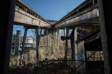 Fototapeta na wymiar Abandoned Factory