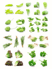 Fototapeta premium fresh vegetables set