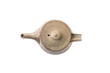 Japanese teapot of clay.