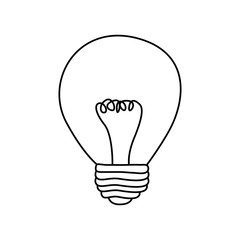 energy bulb power icon, vector illustration design