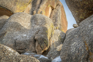 granite rock abstract from Vedauwoo Recreation Area