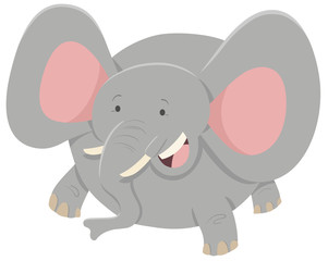 Fototapeta premium elephant cartoon animal character