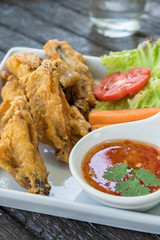 barbecue buffalo chicken wings