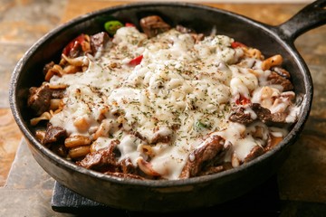 Pizza to eat with a spoon