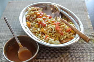 India savoury snack -Bhel puri