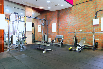 Obraz premium interior of modern gym
