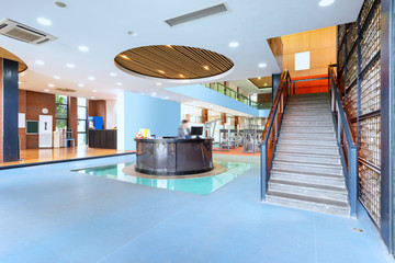 interior of modern gym