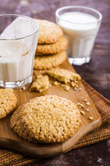 Cookie with sesame seeds