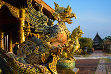 statue garuda at Thai Temple sirindhornwararam (Wat Phu Prao)