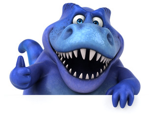 Fun dinosaur - 3D Illustration © Julien Tromeur