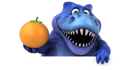 Fun dinosaur - 3D Illustration