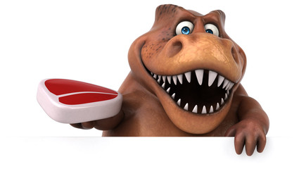 Fun Trex - 3D Illustration © Julien Tromeur