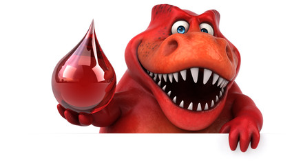 Fun dinosaur - 3D Illustration