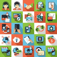 Business center icons