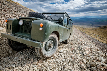 Classic car off-roading