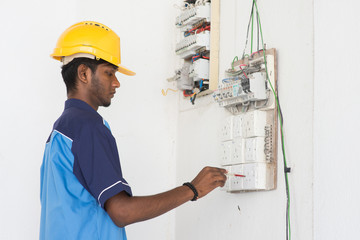 indian male electrician