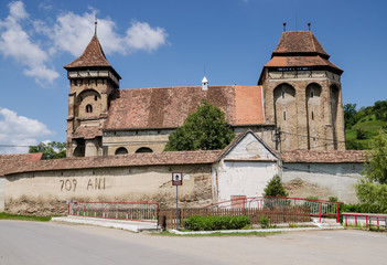 Fototapeta na wymiar Kościół obronny w Valea Viilor
