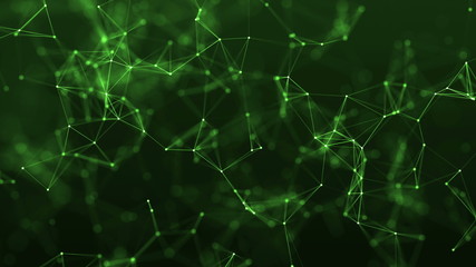 4k abstract color geometrical background with lines and dots