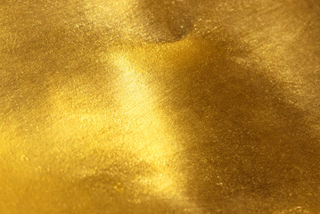 Fototapety  Shiny yellow leaf gold foil texture