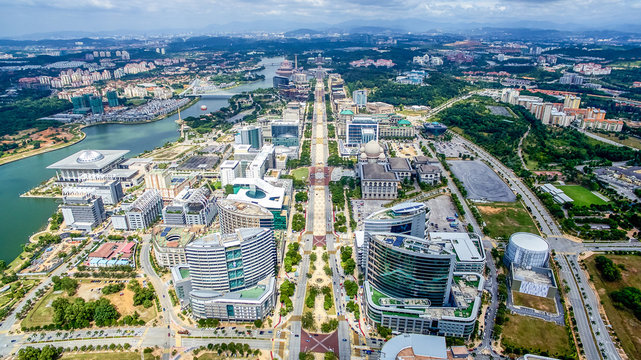 Aerial View of Putrajaya