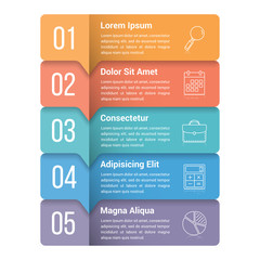 Five Steps Infographics