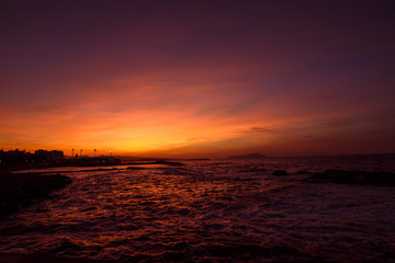 Sunset in Grecee / Crete / Sea