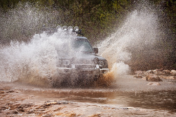 Jeep in mud