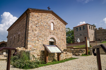 Medieval church Ascension of Christ in the Tsari Mali Grad complex, Bulgaria