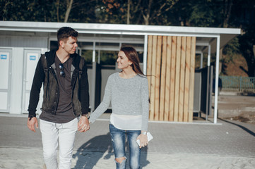 couple in the city