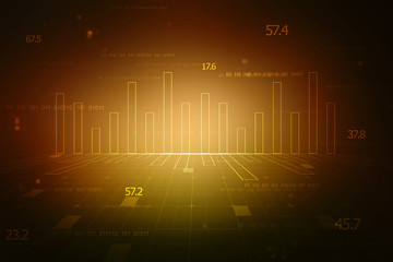 Stock market online business concept. business Graph 