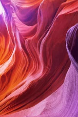 Tableaux ronds sur plexiglas Canyon Magic colors