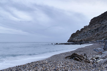 Evening at Cala de San Telmo, Almeria, Spain