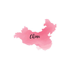 Abstract China map