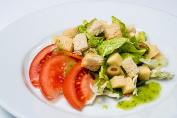 Light spring vegetable salad