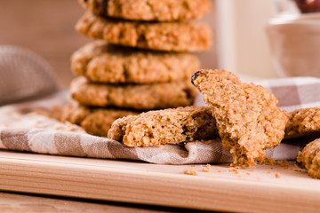 Oatmeal cookies. 