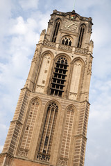 Fototapeta na wymiar Cathedral Church Tower; Rotterdam