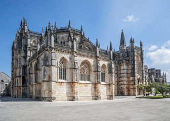 Portugal, Batalha. Monastery of Santa Maria da Vitoria , and better known to us all as da Batalha Monastery, one of the most beautiful works of Portuguese and European architecture