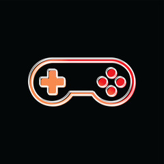 joystick game brand company template logo logotype vector art
