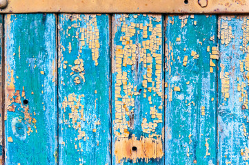 Wooden Texture from Board with Structure and Chink,Old Paint,Cracks.
