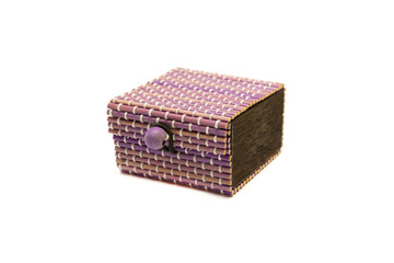 Decorative box on on isolated white background. Isolated