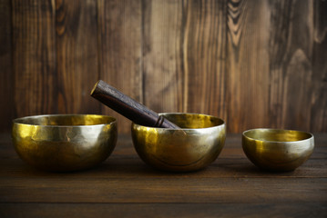 Tibetan handcrafted singing bowls