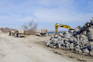 Obraz premium Road construction