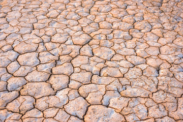Crack soil texture background